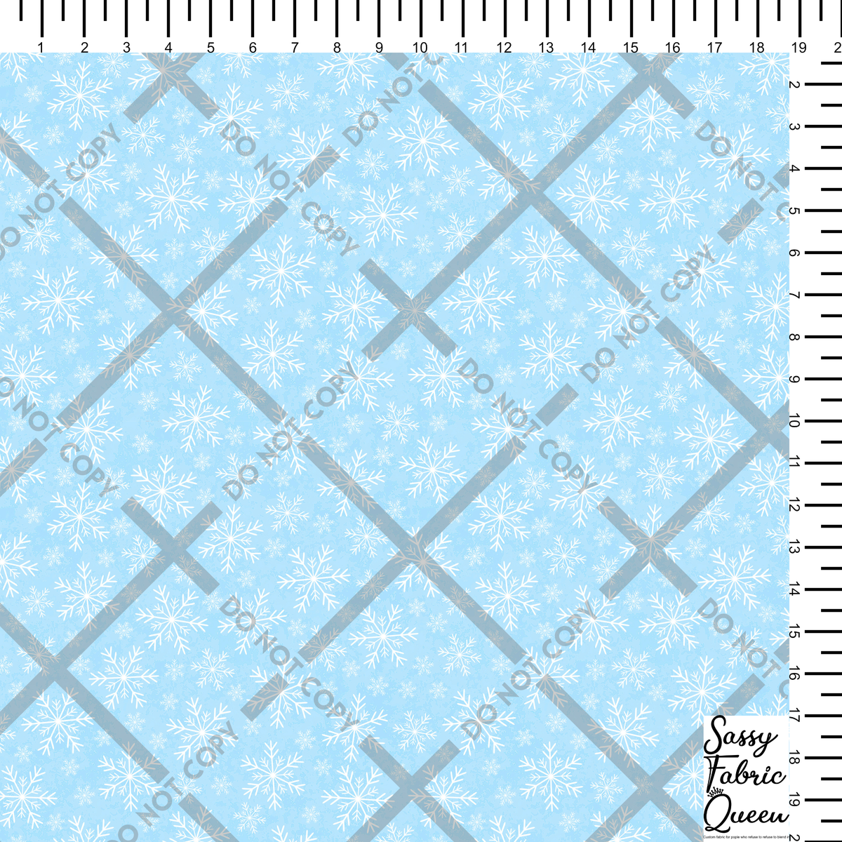 Flakes blue