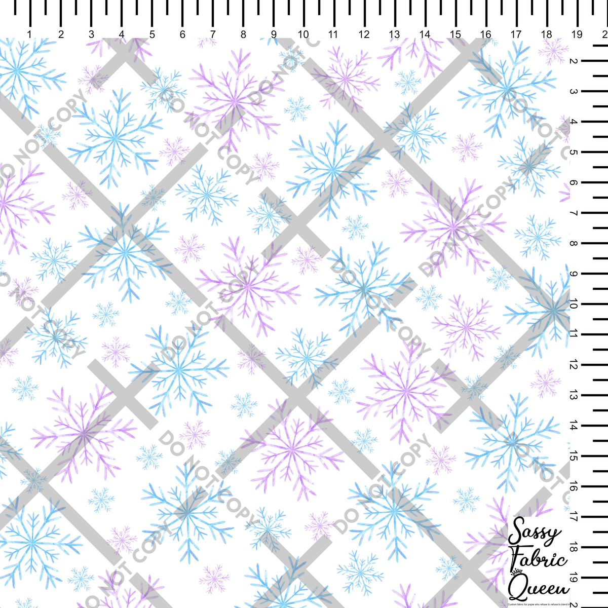 Flakes bluepink
