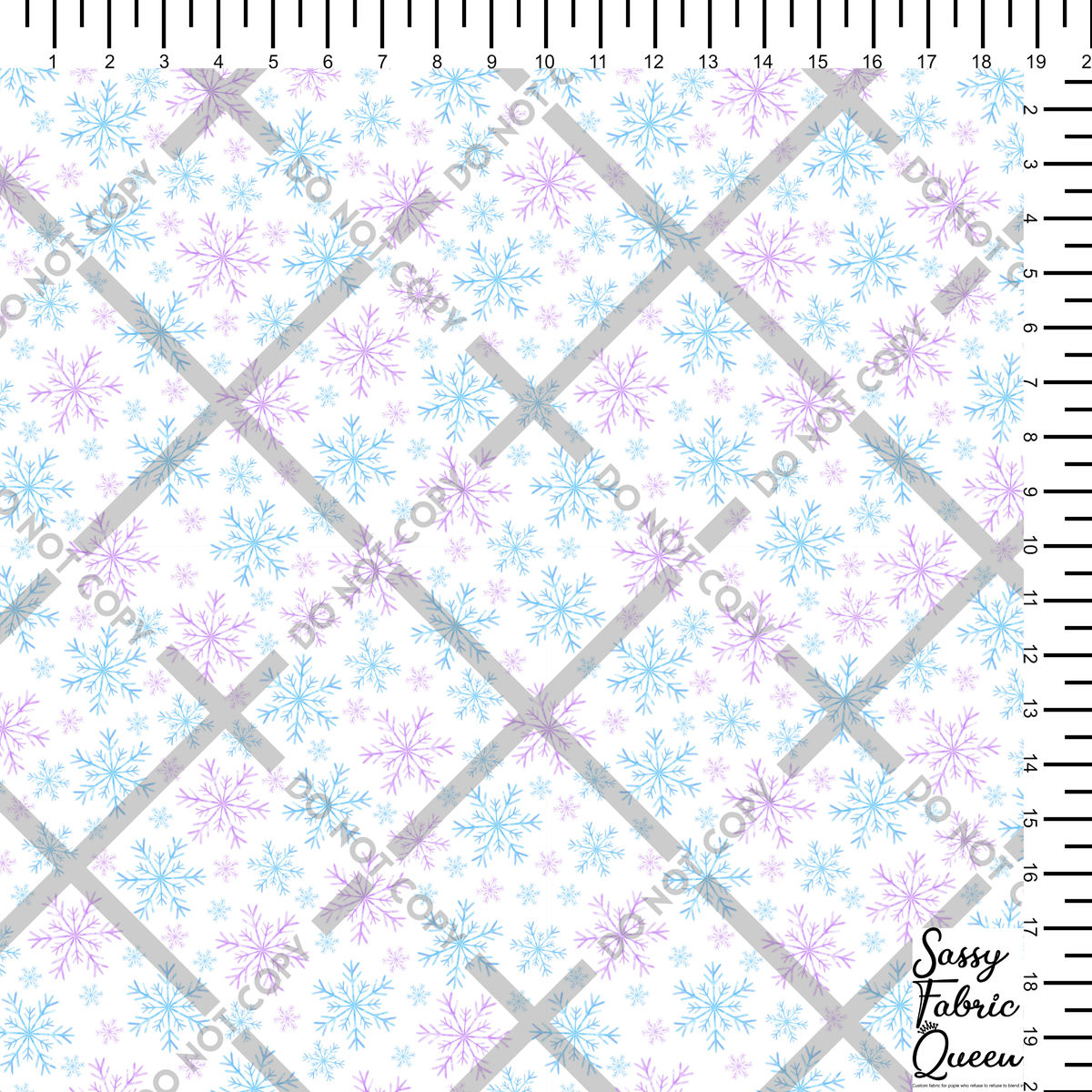 Flakes bluepink