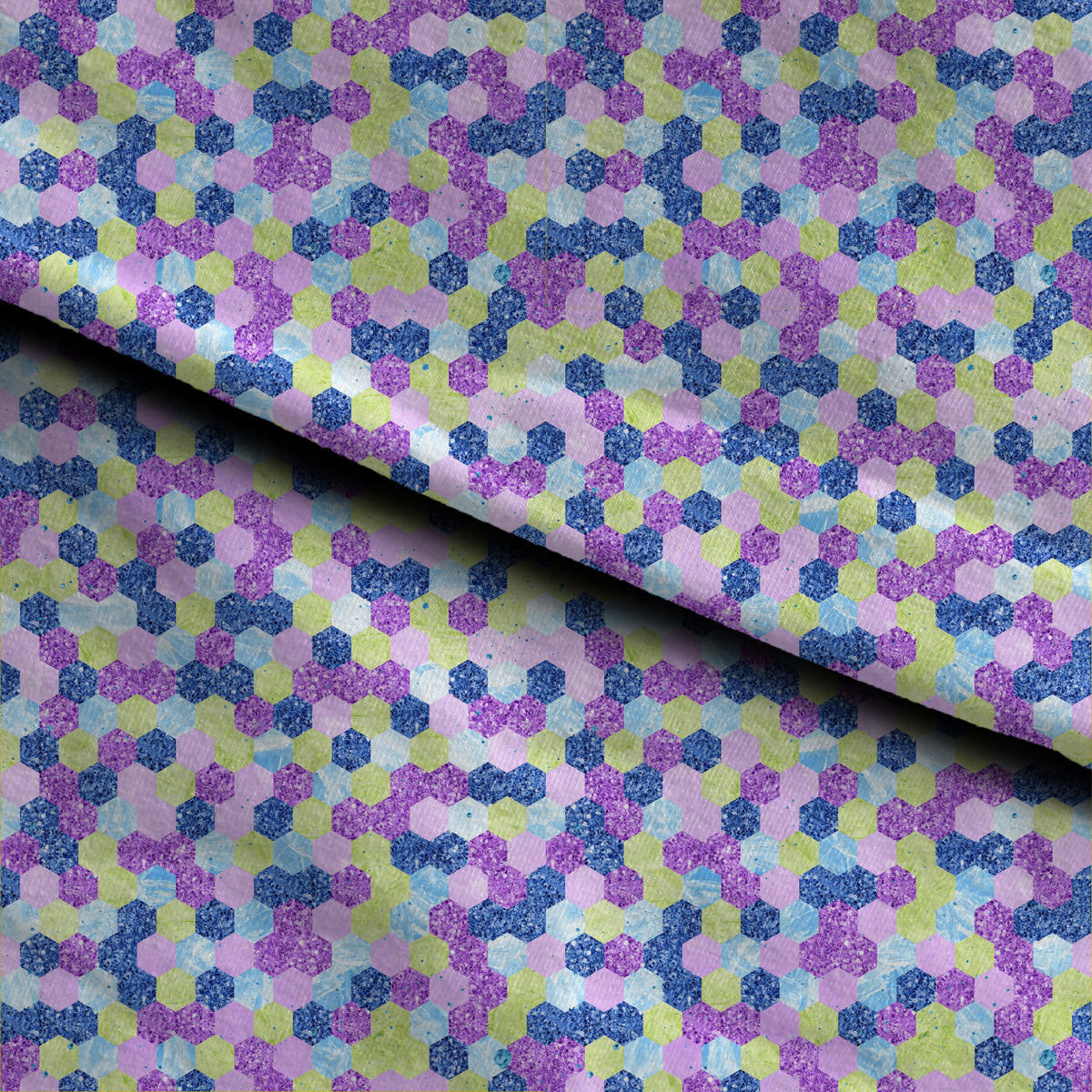 GeoHex - Glitter-look