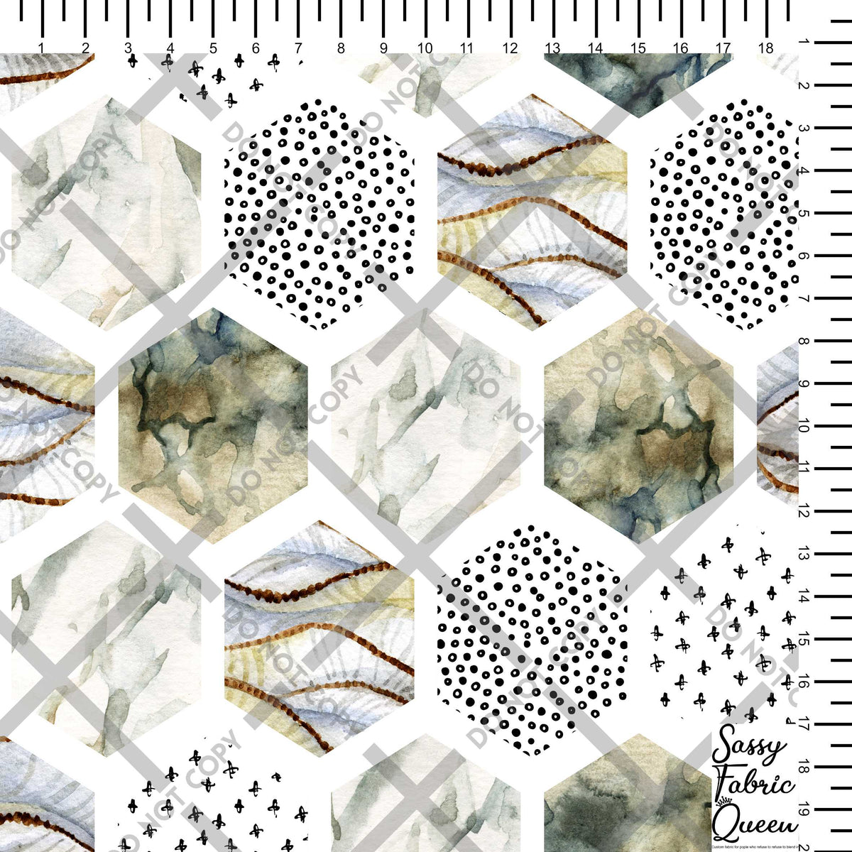 GeoHex - Neutral Shades