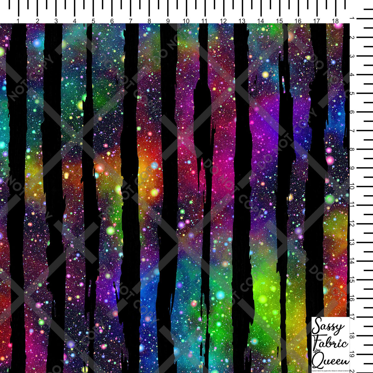 Grunge Stripes, Galaxy  vertical