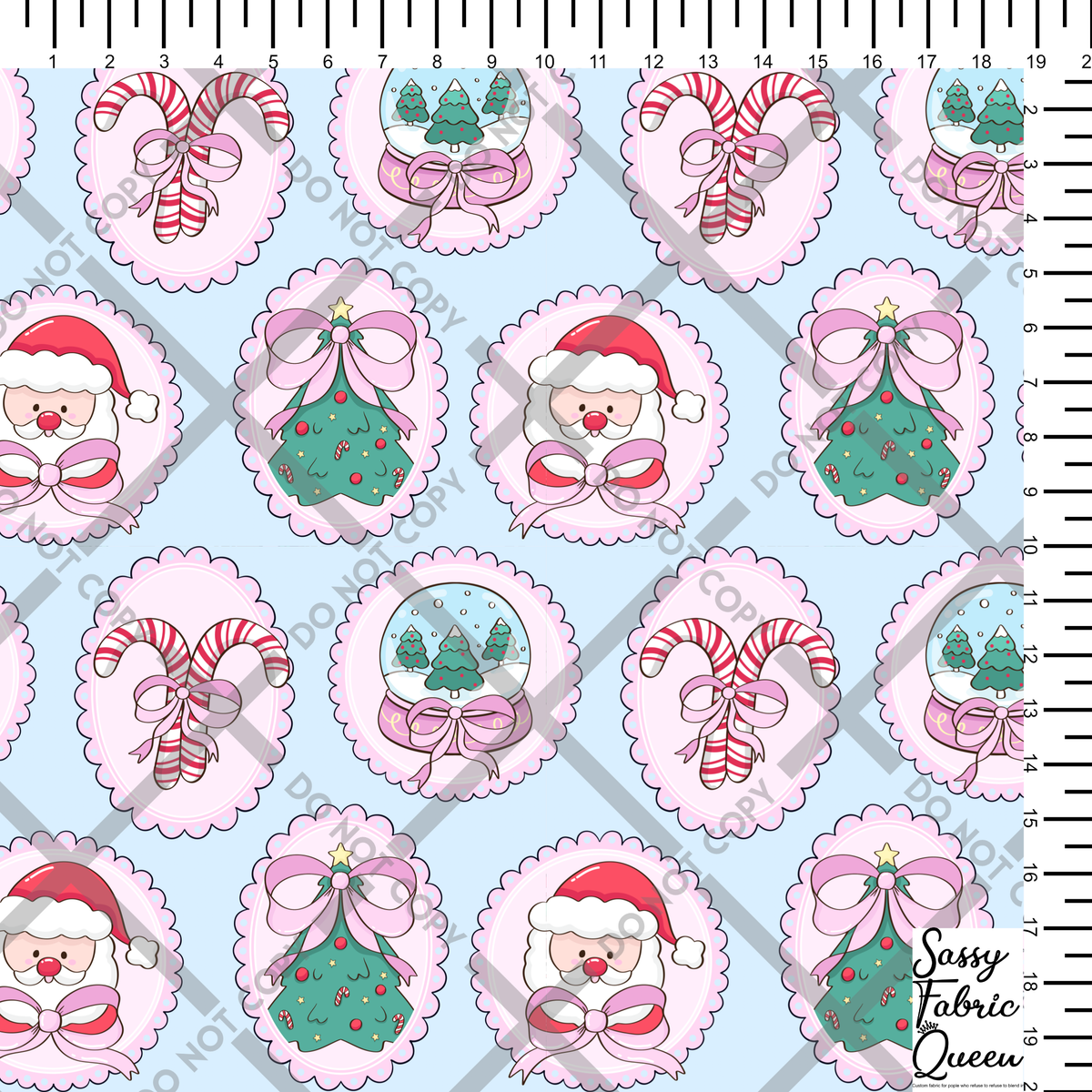 Holly Jolly frames blue