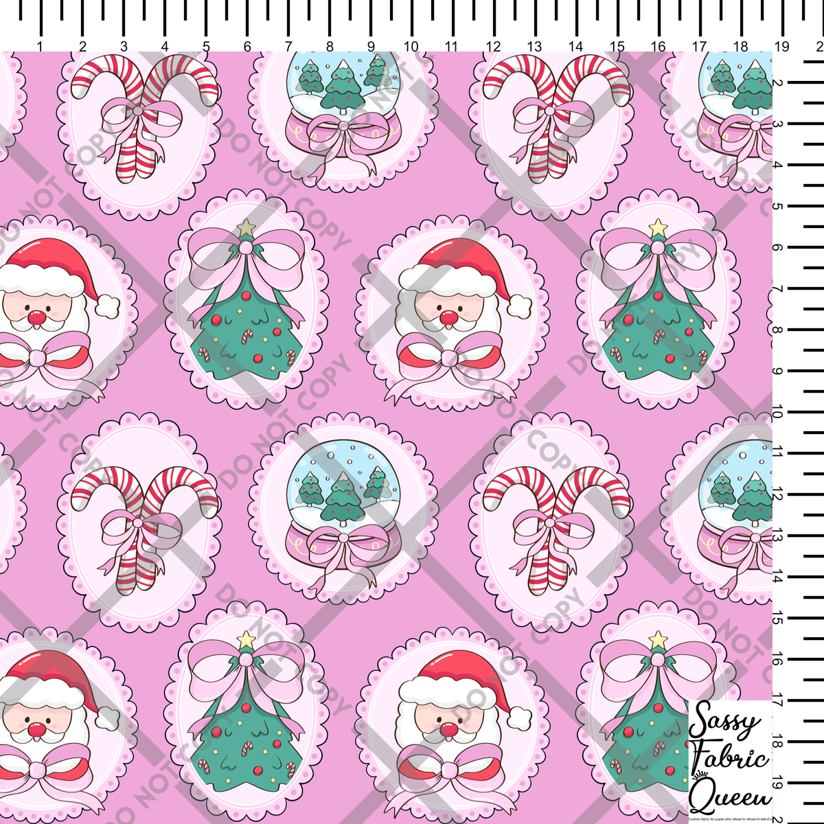 Holly Jolly frames pink