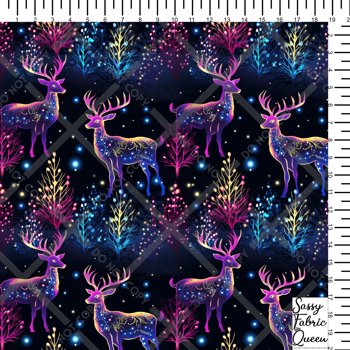 NeonBright Christmas Reindeer 001