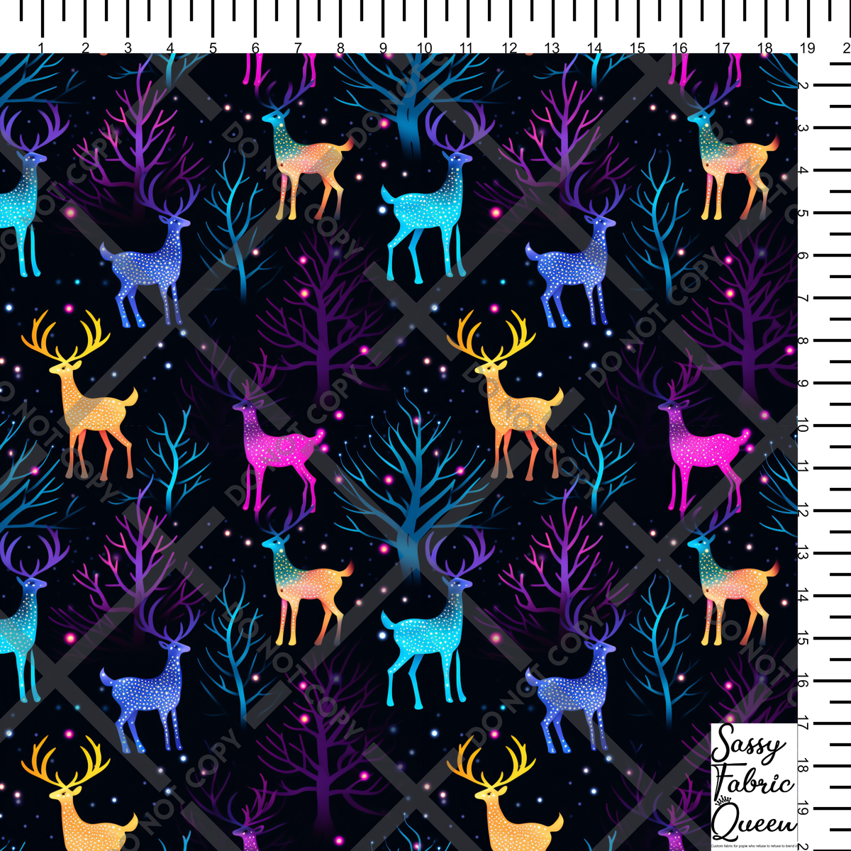 NeonBright Christmas Reindeer 002
