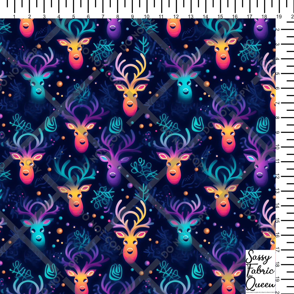 NeonBright Christmas Reindeer 003