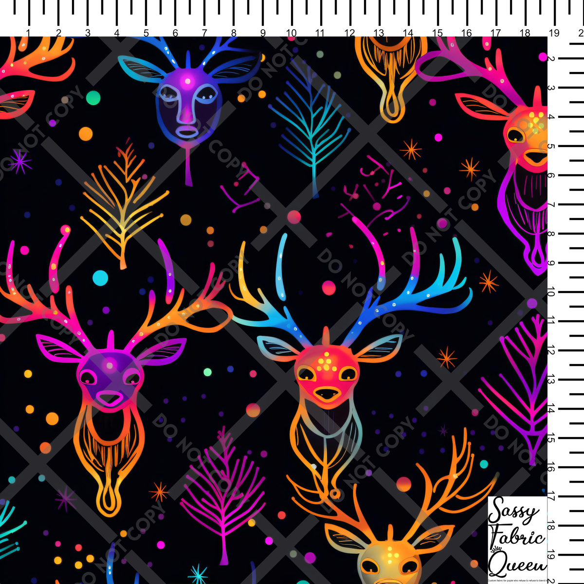 NeonBright Christmas Reindeer 004
