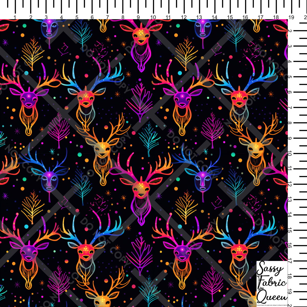NeonBright Christmas Reindeer 004