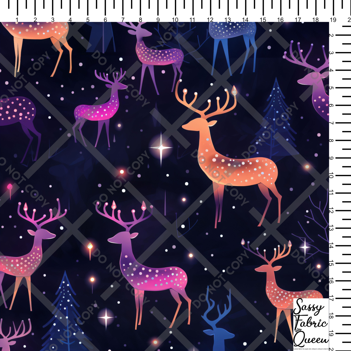 NeonBright Christmas Reindeer 005