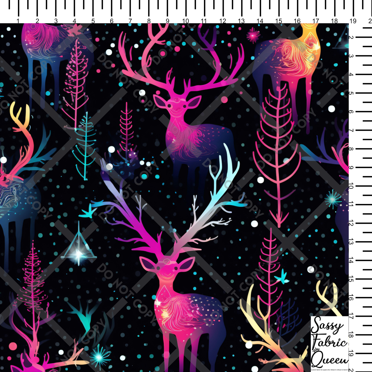 NeonBright Christmas Reindeer 012