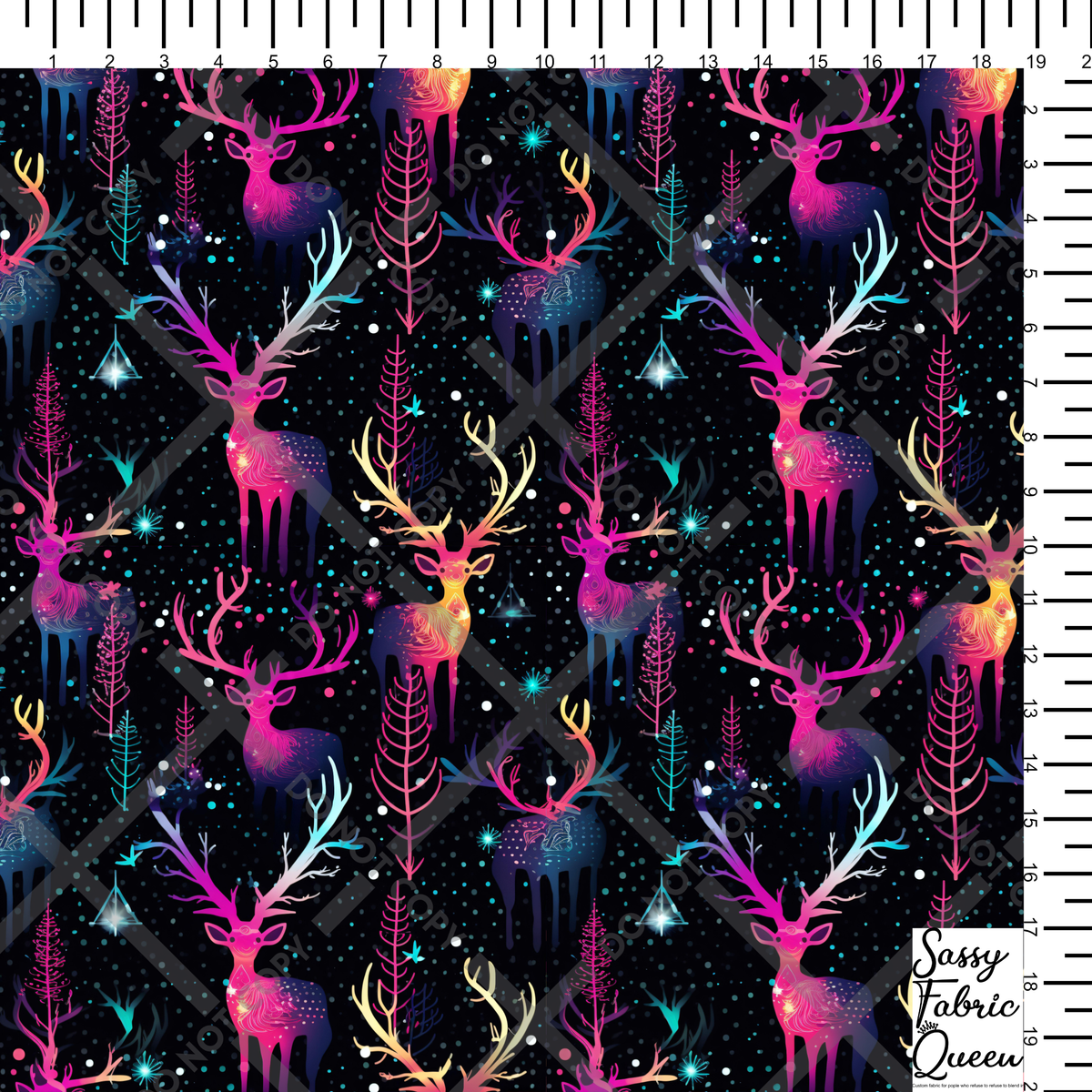 NeonBright Christmas Reindeer 012