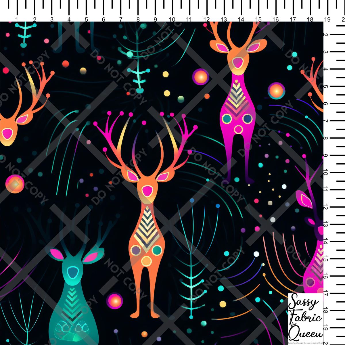 NeonBright Christmas Reindeer 014