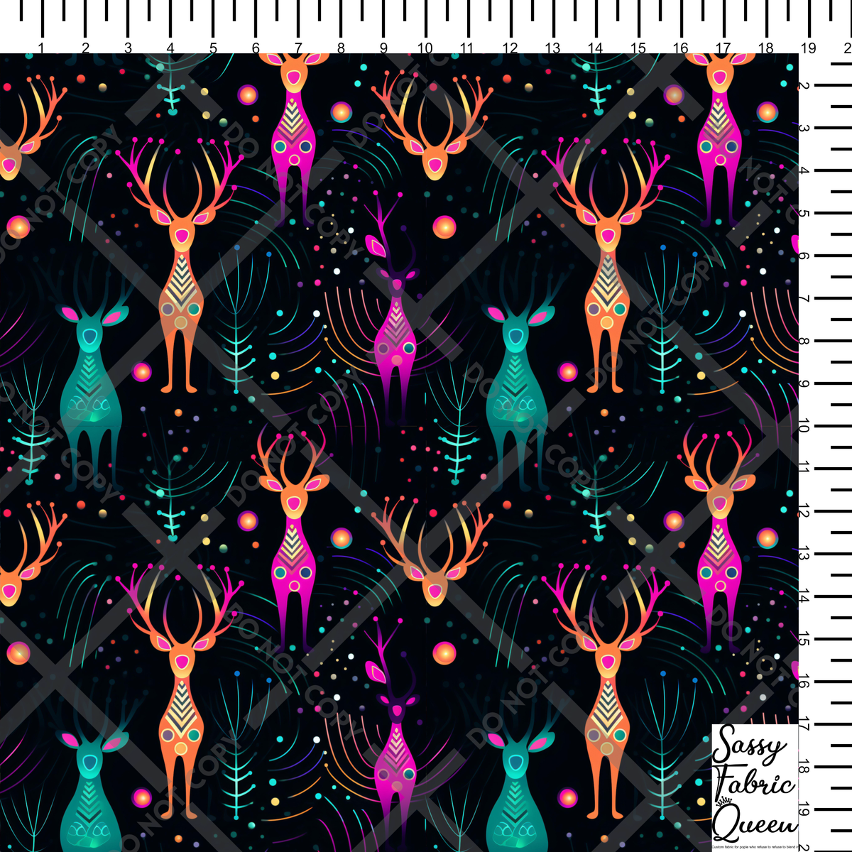 NeonBright Christmas Reindeer 014