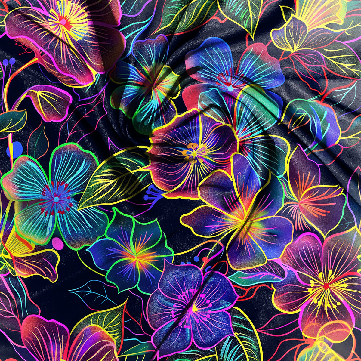 Neon Mushrooms 001