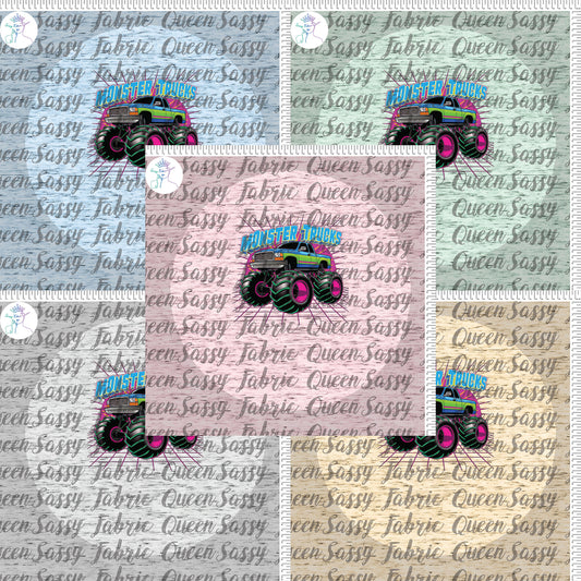 Neon Monster Truck Panel