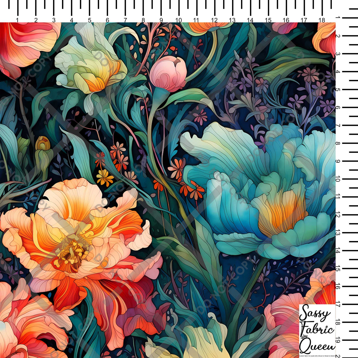 Nouveau Florals 006