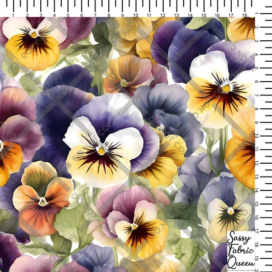 Pansy Flower Pattern 4