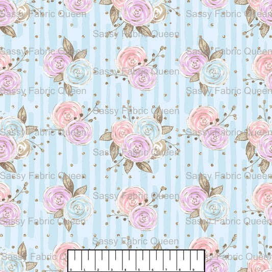 PastelRose striped blu