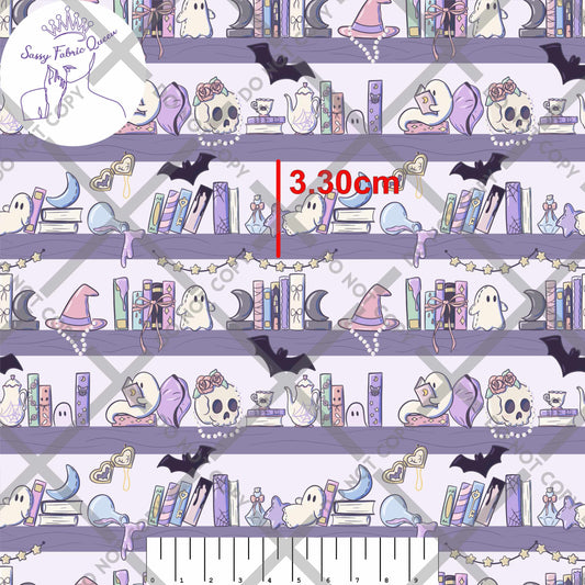 Pastel Spooky Bookshelf SML