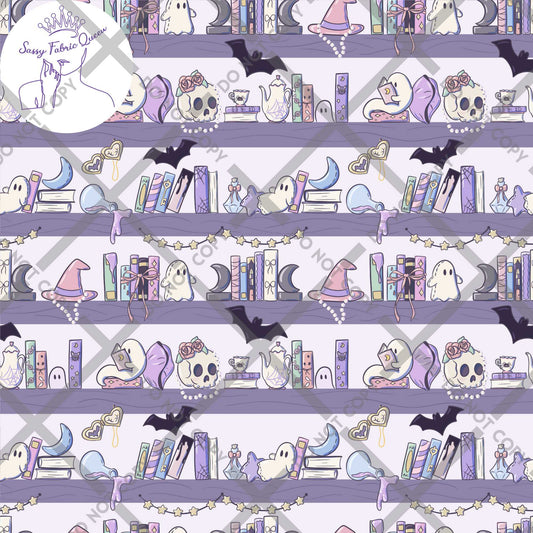 Pastel Spooky Bookshelf SML