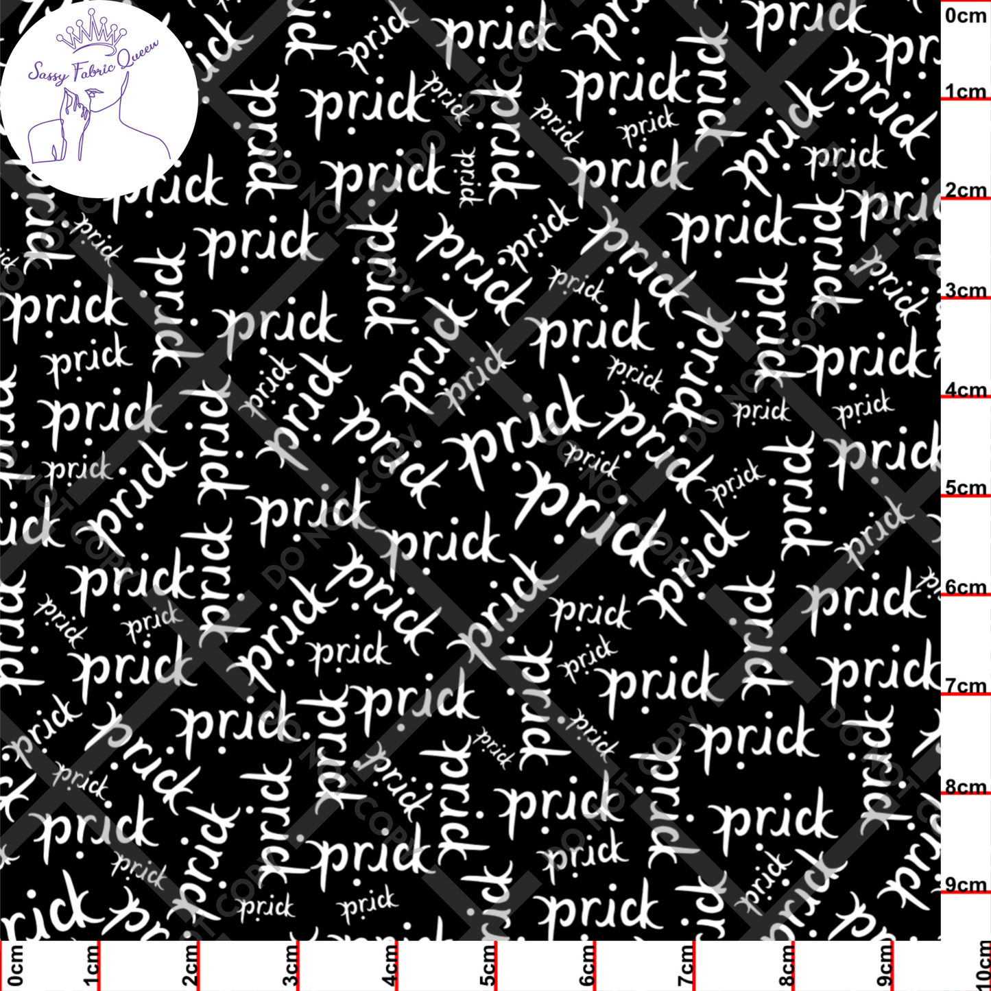 Prick ambigram print wht