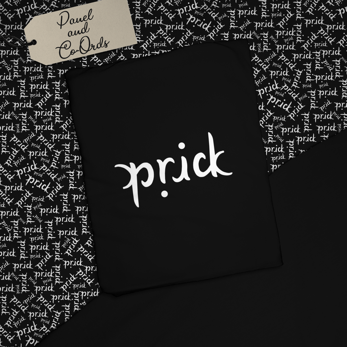 Prick ambigram print wht