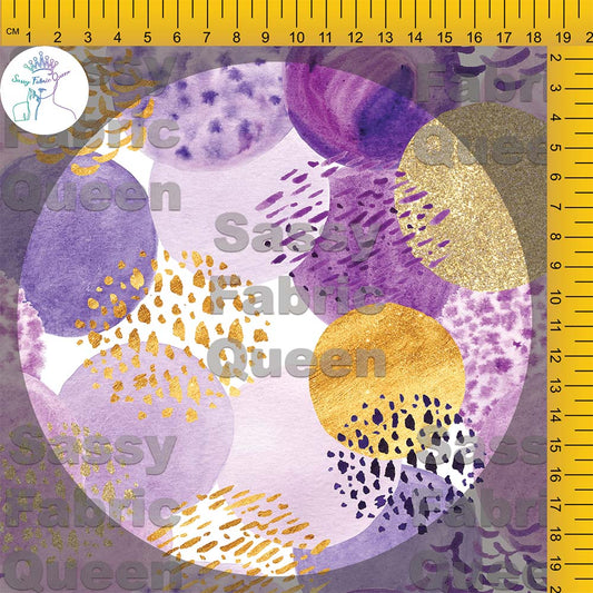 Purple bubble abstract