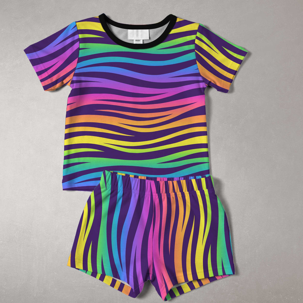 Rainbow Zebra horizontal