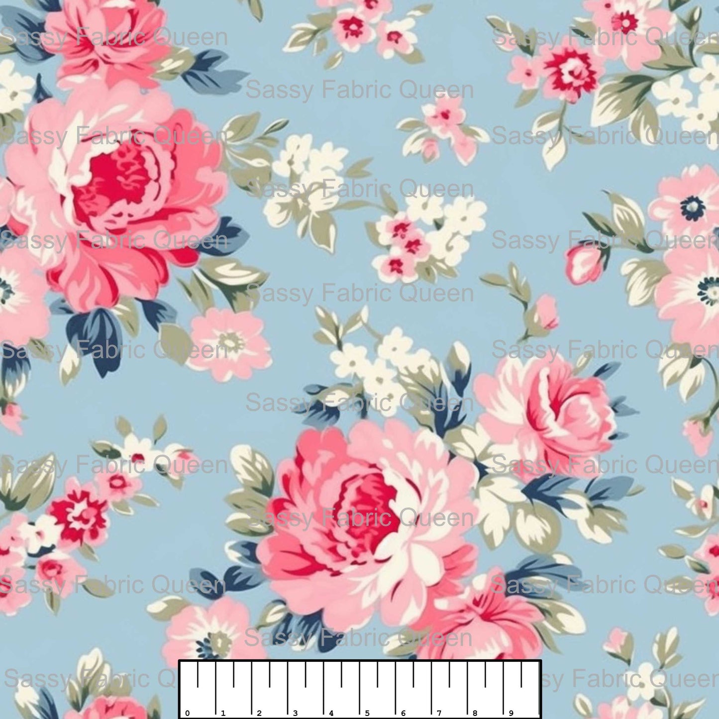 Shabby Chic Floral Pink 003