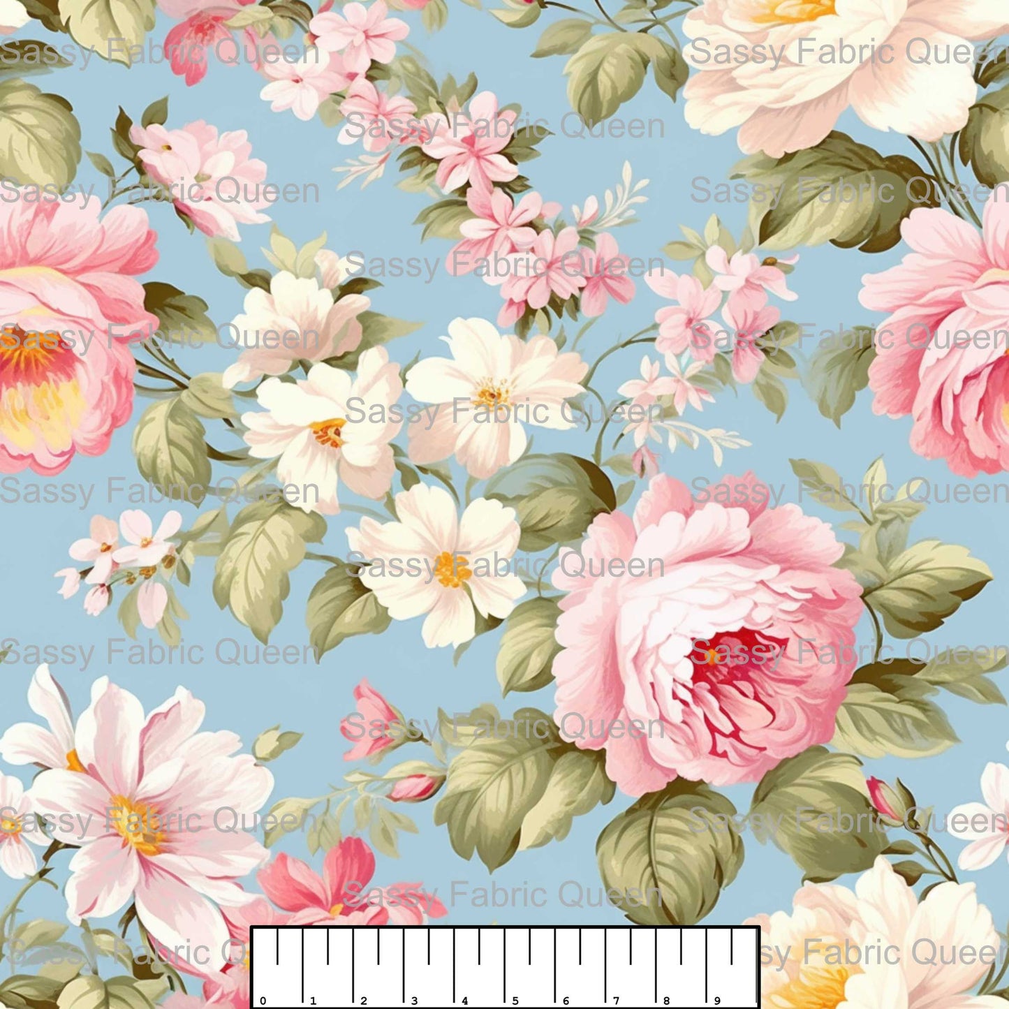 Shabby Chic Floral Pink 006