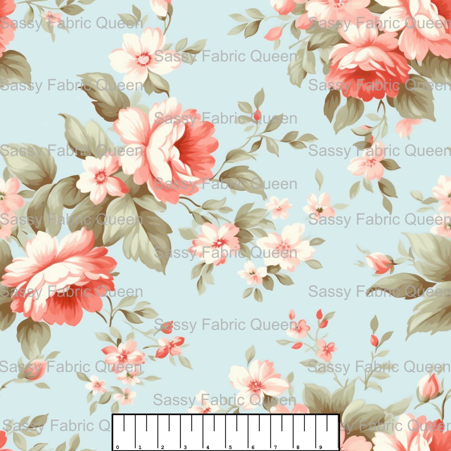 Shabby Chic Floral Pink 012