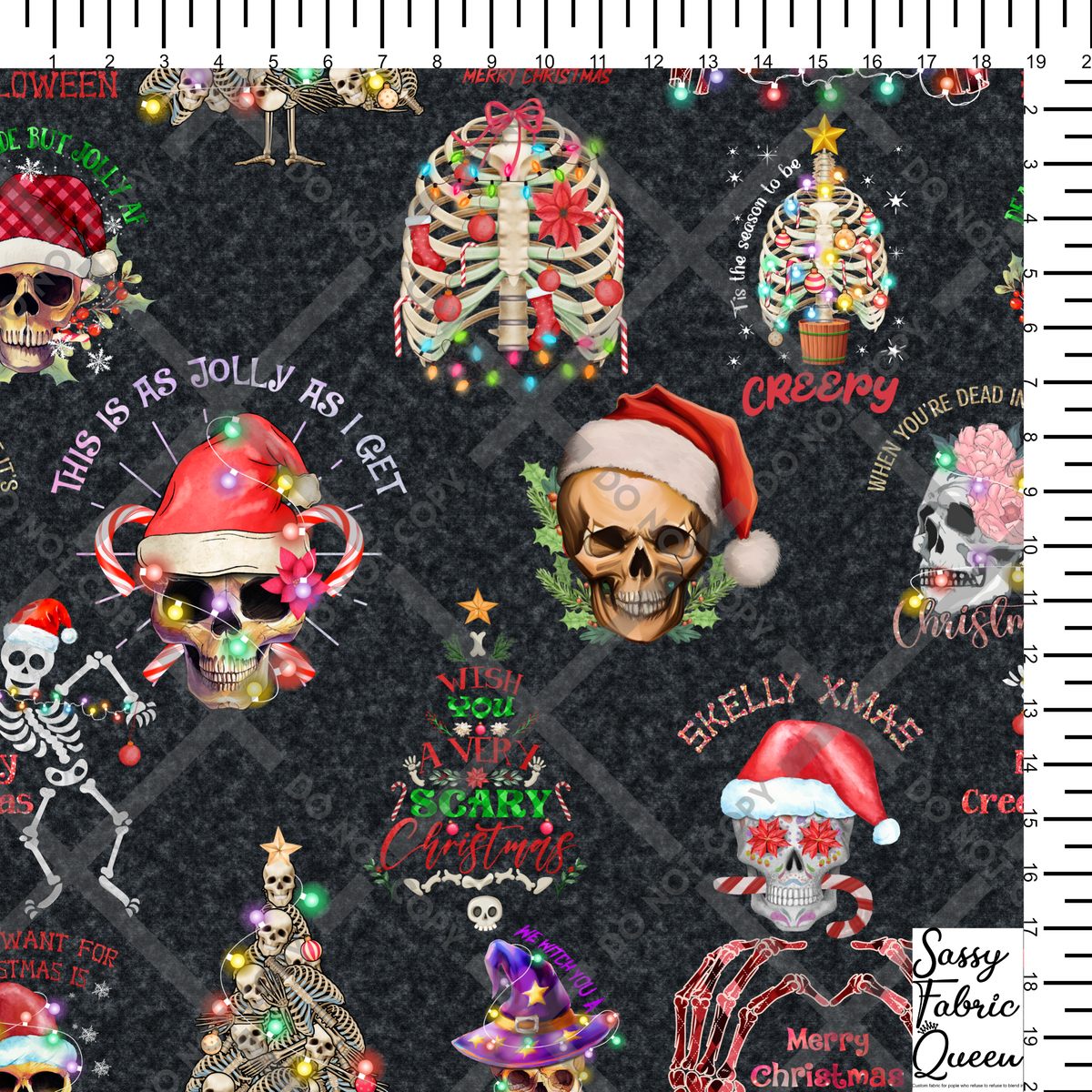 Skellymas Blk denim