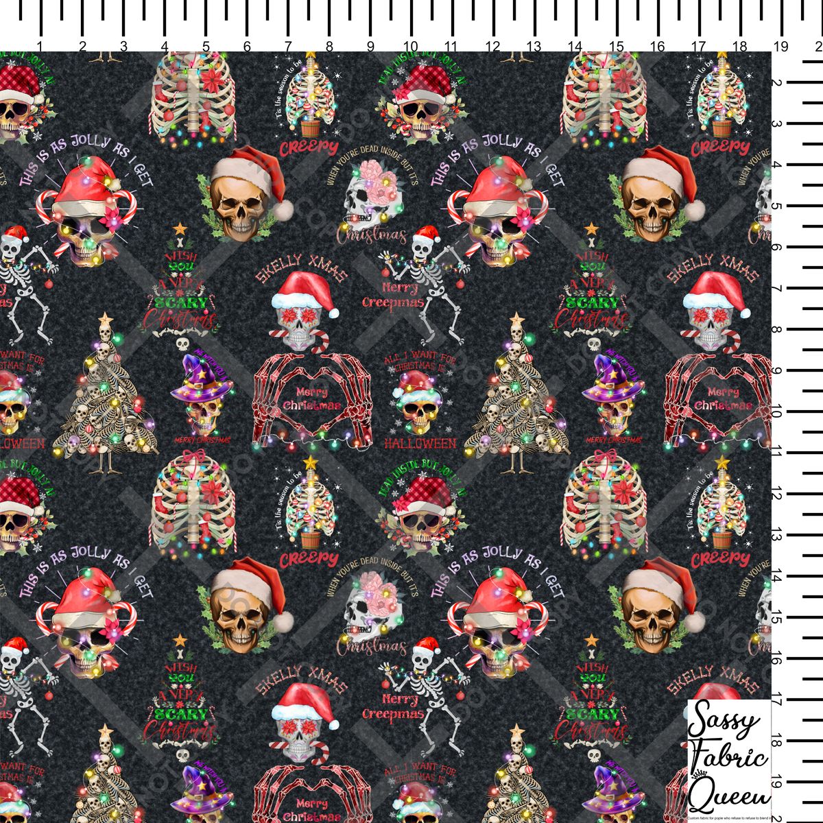 Skellymas Blk denim