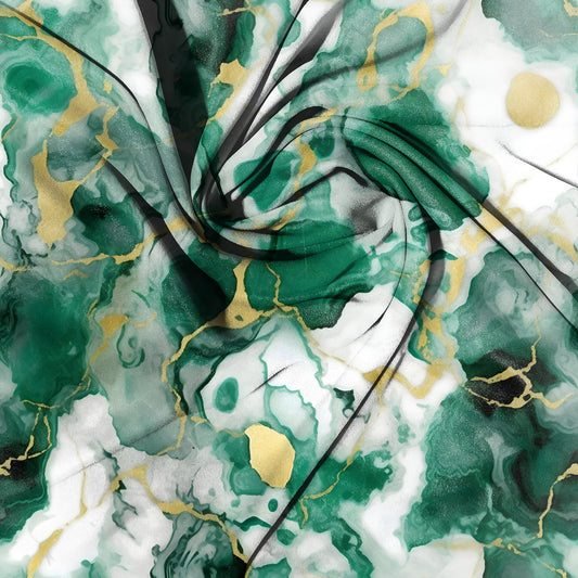 Smokey GreenGold with White