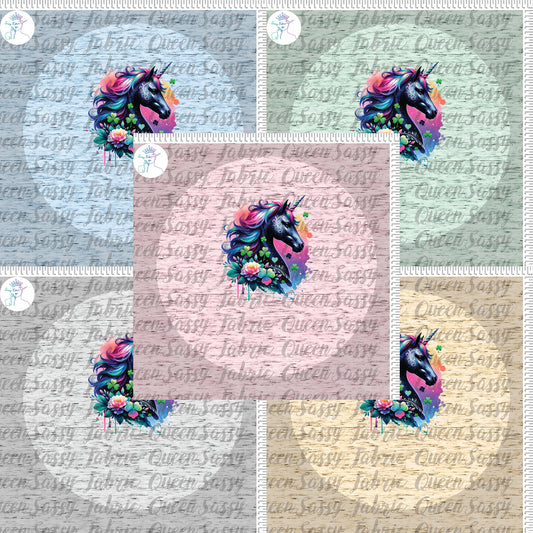 StPats Unicorn blk Panel