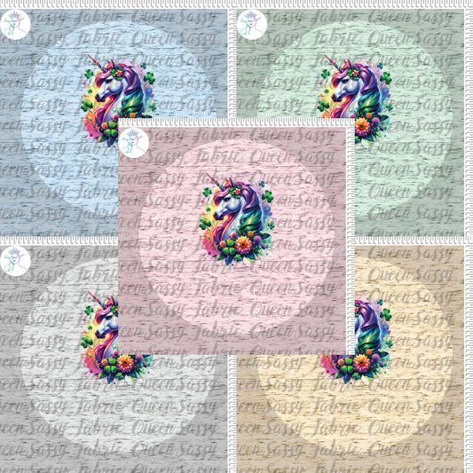 StPats Unicorn Rainbowmane Panel