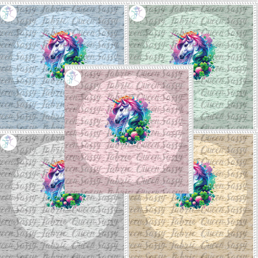 StPats Unicorn wht Panel