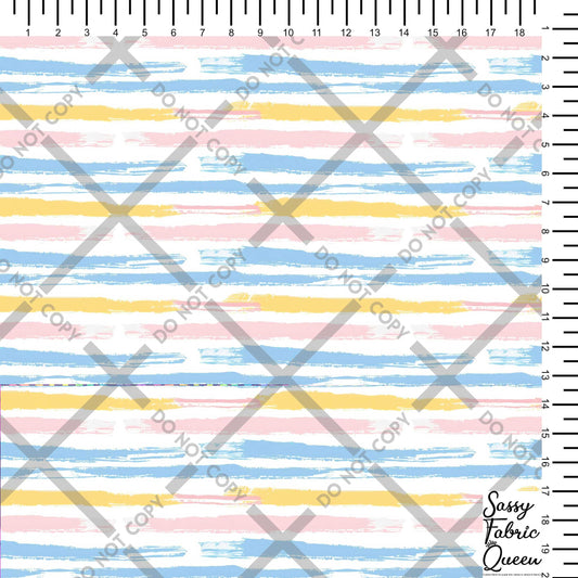 Stripes - OrangeBluePink horizontal