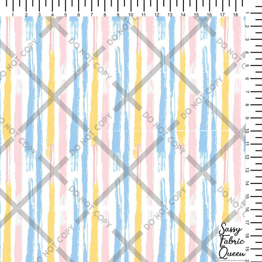 Stripes - OrangeBluePink  vertical