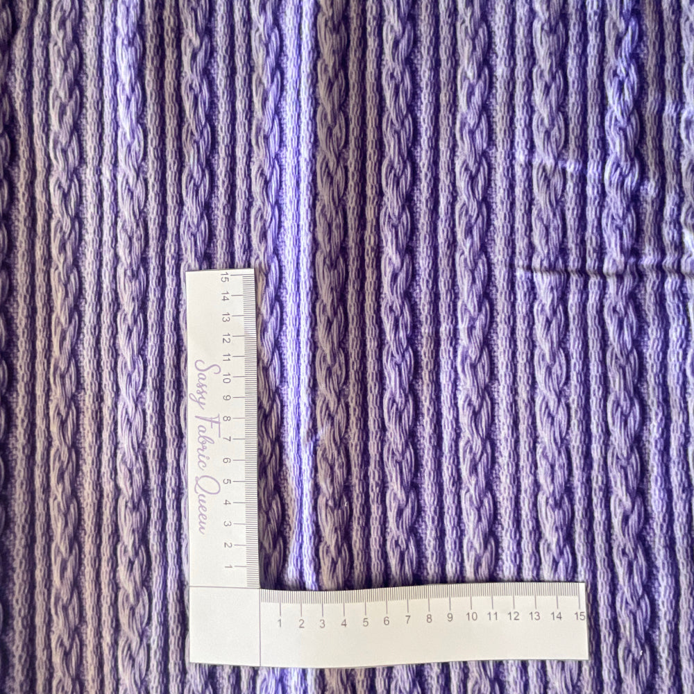 Sweater-look Rib Knit 051 - French Terry, Cotton 300gsm