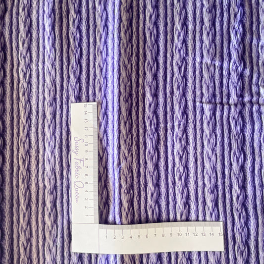 Sweater-look Rib Knit 051 - French Terry, Cotton 300gsm