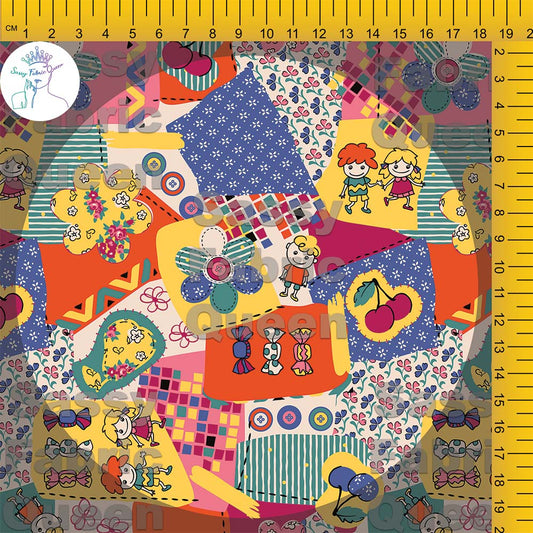 Sweet Baby Patchwork YellowOrange - NO WORDS