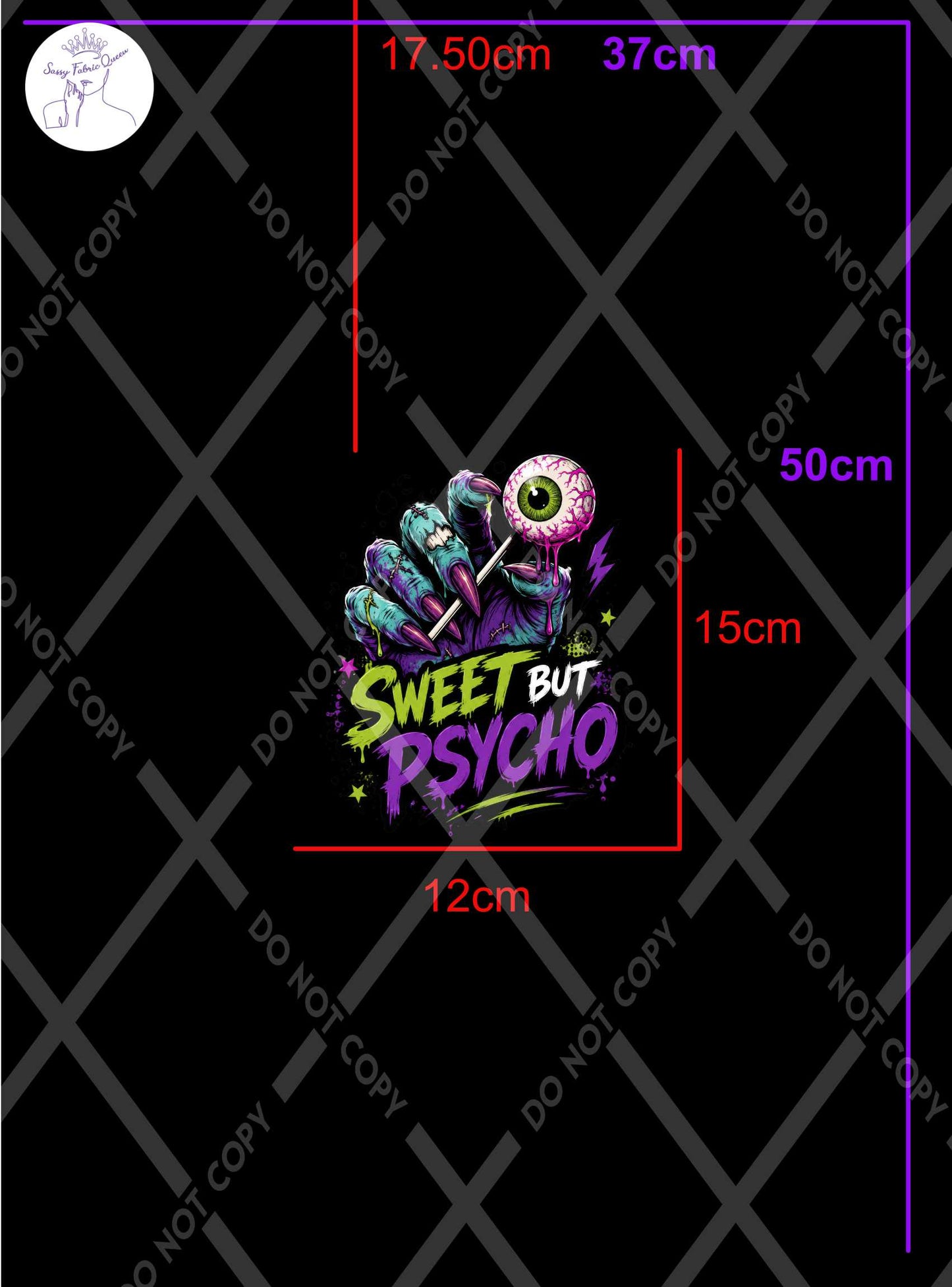 Sweet but Psycho panel Low Placement