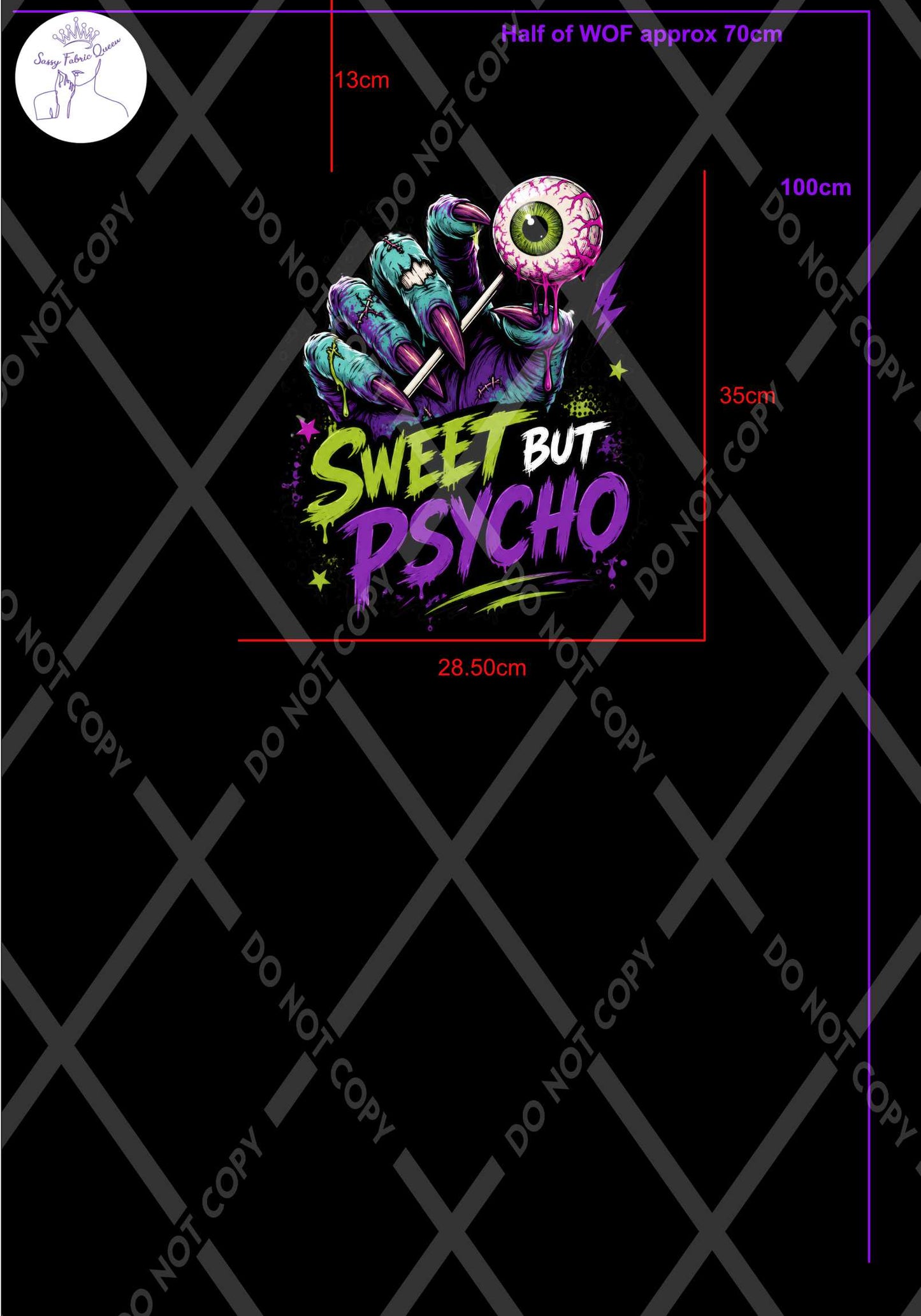 Sweet but Psycho panel Low Placement
