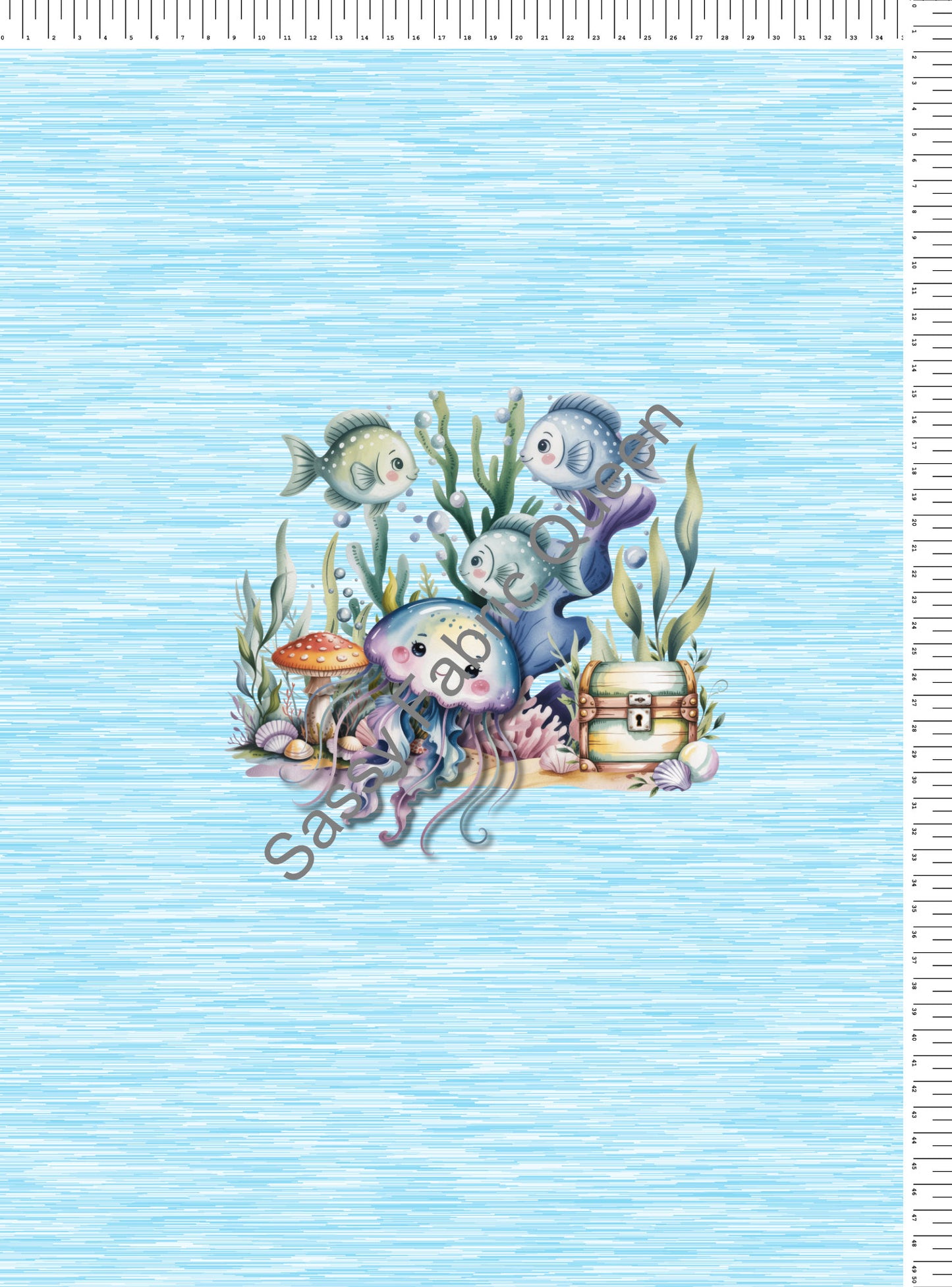 Swim with the fish panel Jellyfish