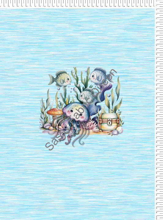 Swim with the fish panel Jellyfish