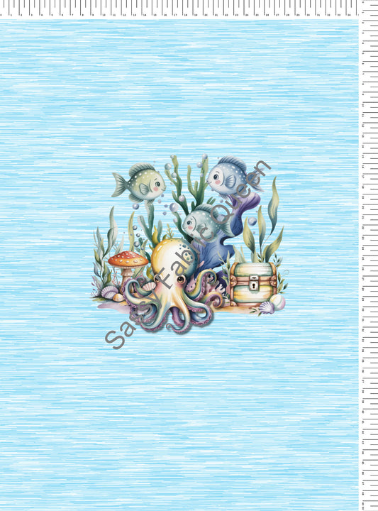 Swim with the fish panel Octopus