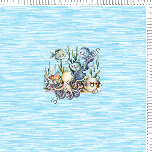 Swim with the fish panel Octopus
