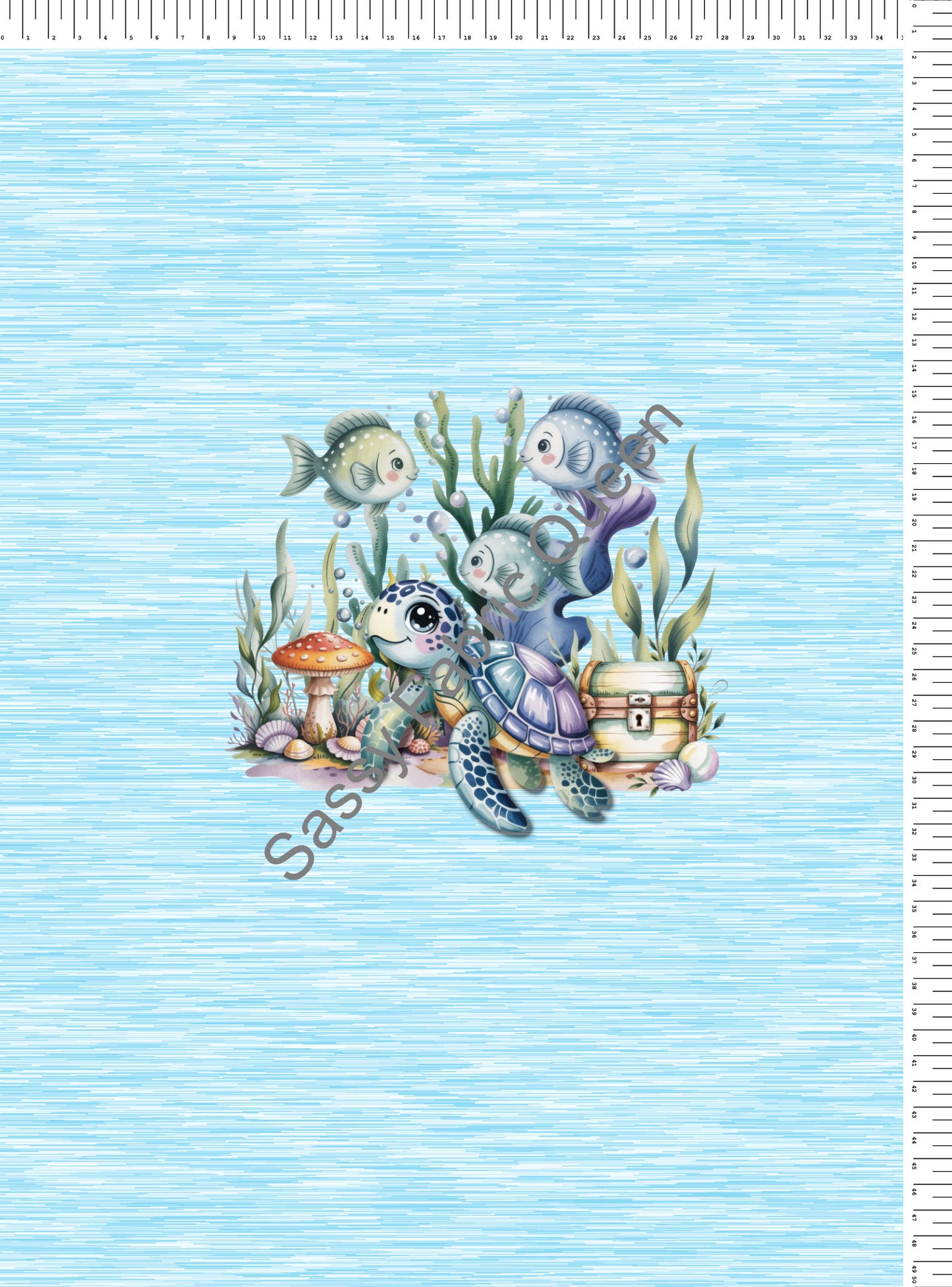 Swim with the fish panel Turtle